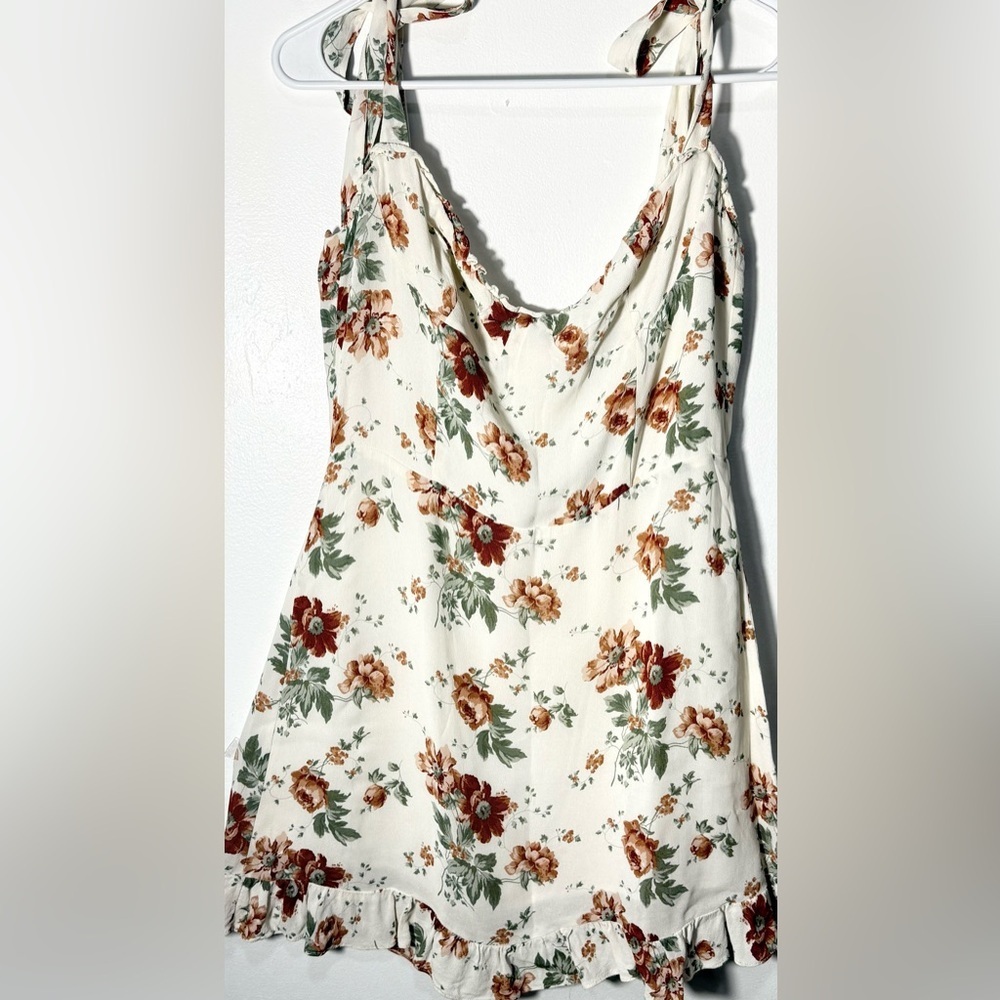 Reformation White Floral Mini Dress - Picture 12 of 16